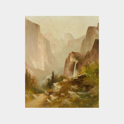 Thomas Hill (American, 1829-1908) Yosemite View