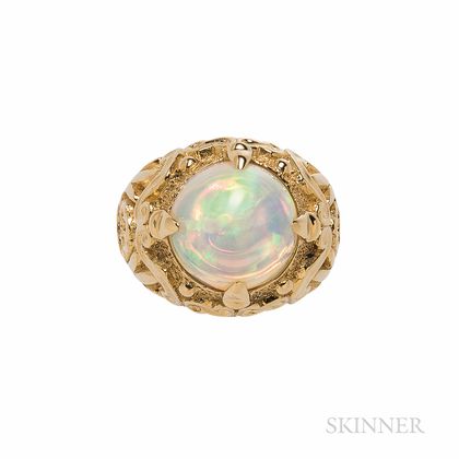 18kt Gold and Opal Ring