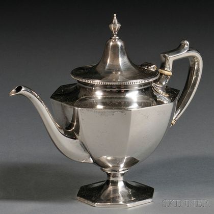 Sold at auction Howard Sterling Co. Sterling Silver Teapot Auction ...