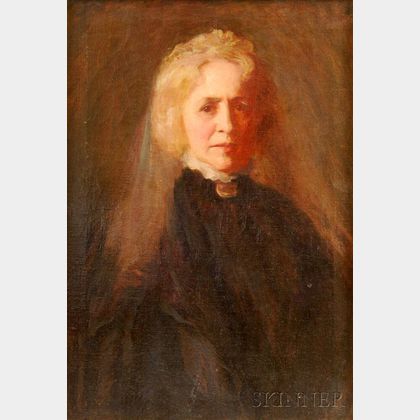 Elizabeth Vila Taylor Watson (American, 1863-1949) Portrait of a Woman in Black.