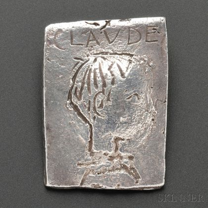 Silver "Claude" Pendant, Pablo Picasso