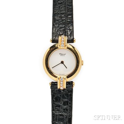 Lady's 18kt Gold and Diamond Wristwatch, Chopard