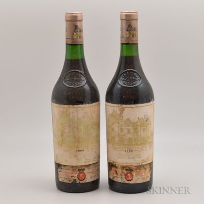 Chateau Haut Brion 1983, 2 bottles 