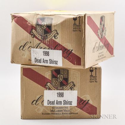 dArenberg Dead Arm Shiraz 1998, 12 bottles (2 x oc) 