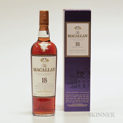 Macallan 18 Years Old, 1 750ml bottle (oc) 
