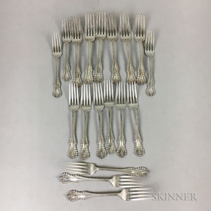 Group of Dominick & Haff Sterling Silver Forks
