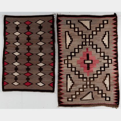 Two Navajo Rugs