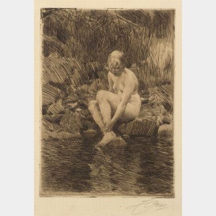 Anders Zorn (Swedish, 1860-1920) Dagmar