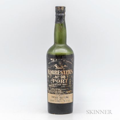 Forresters No. 96 Port 1896, 1 pint 8 oz. bottle 