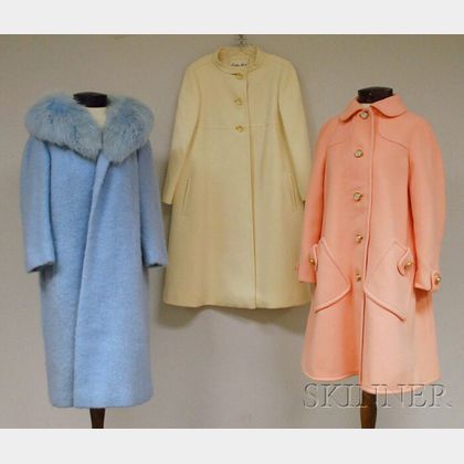 Three Lady's Wool Coats