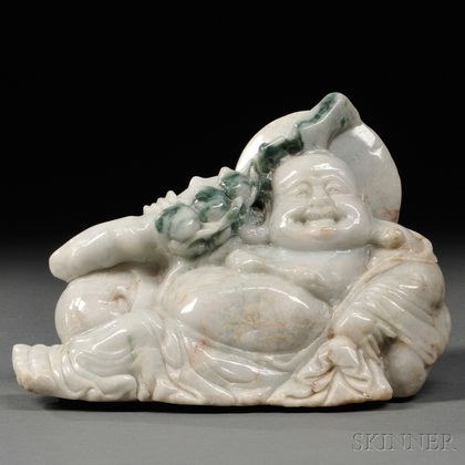 Jadeite Carving of Budai