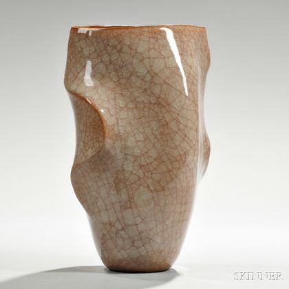 Akihiko Watanabe (b. 1958) Flower Vase and Osamu Inayoshi (b. 1976) Stoneware Tokkuri