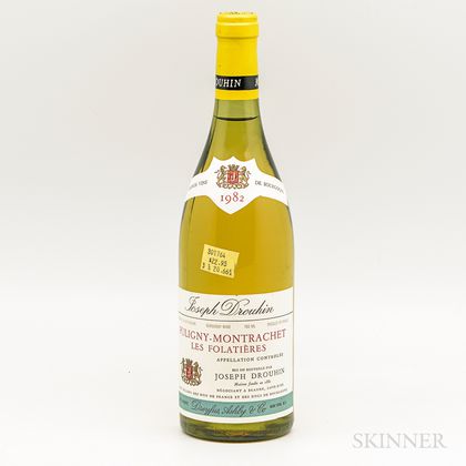 Drouhin Puligny Montrachet Folatieres 1982, 1 bottle 