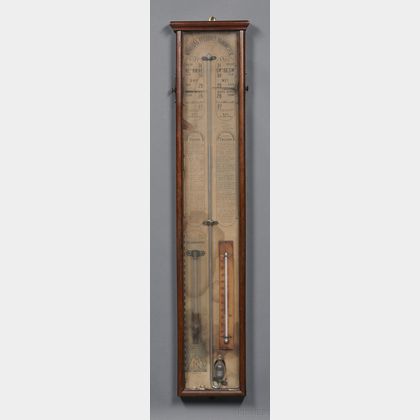 Mahogany Cased "Admiral Fitzroy's Barometer,"
