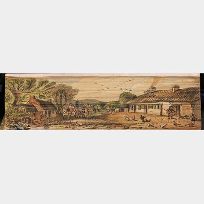 Fore-edge Paintings, Robert Burns's Cottage.