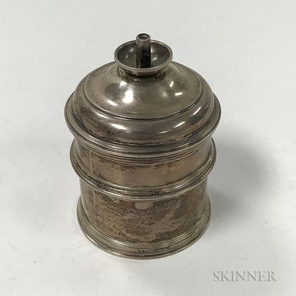 Tessier Ltd. Sterling Silver Oil Lamp