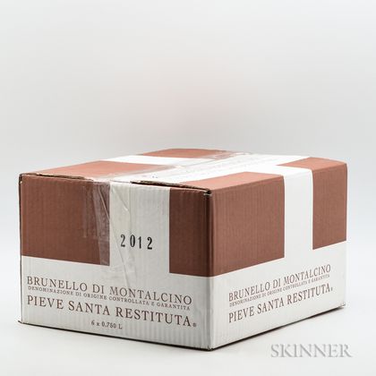 Pieve Santa Restituta (Gaja) Brunello di Montalcino 2012, 6 bottles (oc) 