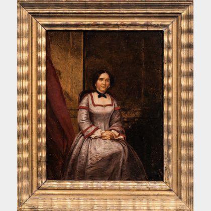 American School, c. 1860 Portrait of a Lady