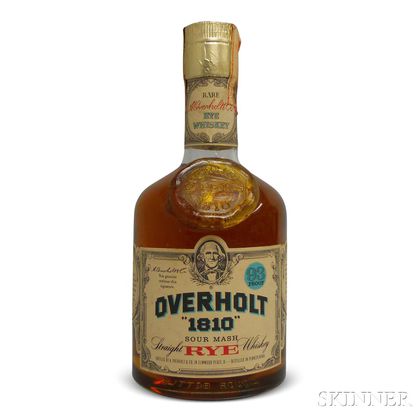 Overholt 1810 Sour Mash Rye, 1 4/5 quart bottle 