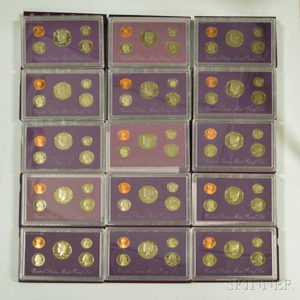 Group of Mint Olympic and Proof Sets