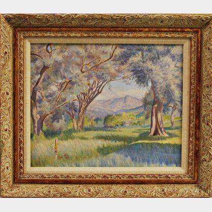 Ethelbert Brown (American, 1870-1946) Summer Landscape