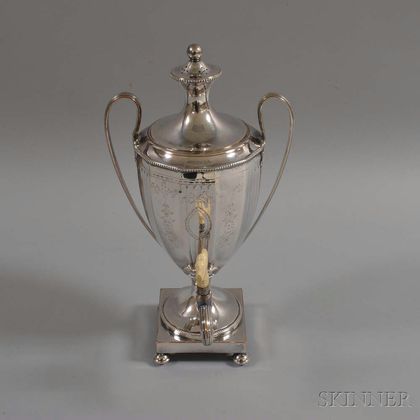 Sheffield Silver-plated Hot Water Urn