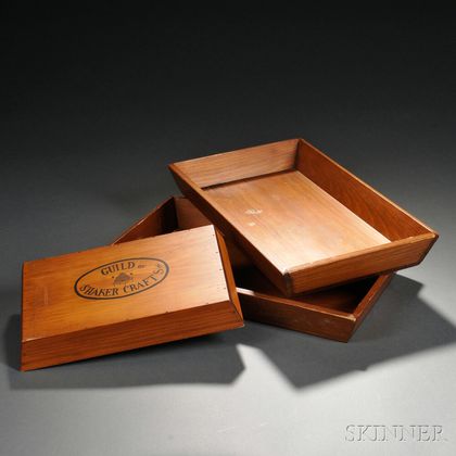 Three Guild of Shaker Crafts Inc. Trays
