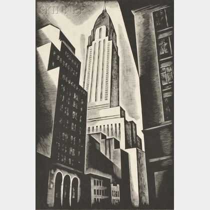 Howard Norton Cook (American, 1901-1980) Chrysler Building