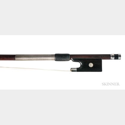 Silver-mounted Violin Bow