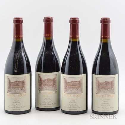 Brick House Les Dijonnais Pinot Noir 1999, 4 bottles 