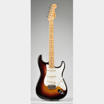 American Electric Guitar, Fender Musical Instruments, Fullerton, 1958, Model Stratoc