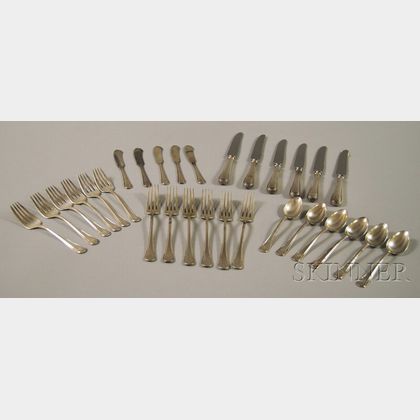 Watson "Tuscany" Partial Sterling Silver Flatware Service for Six