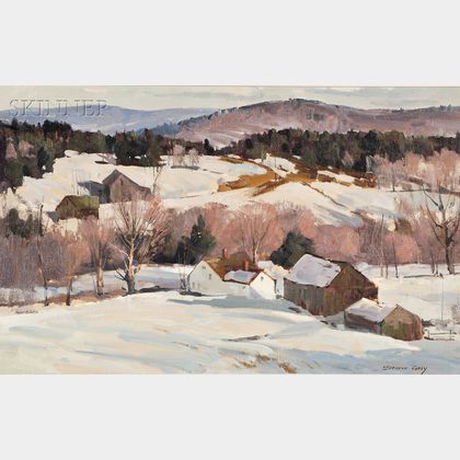 Bernard Corey (American, 1914-2000) Hills of Deerfield