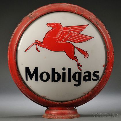 Vintage Mobilgas Gas Pump Globe Sign