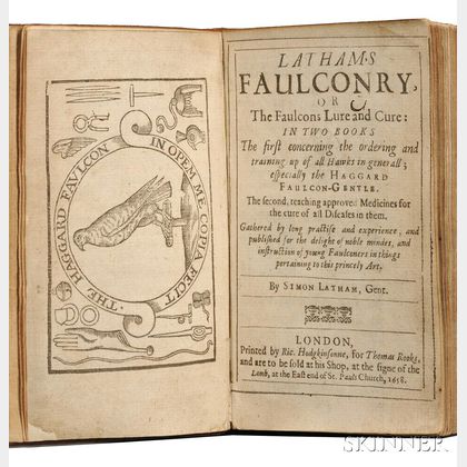 Latham, Simon (c. 1574-1649) Latham's Faulconry, or the Faulcons Lure and Cure