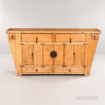 Shanghai Two-drawer Elmwood Coffer Table