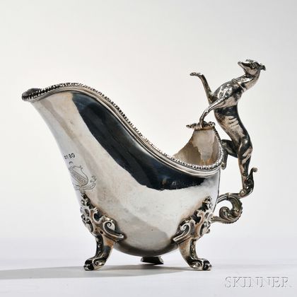 Victorian Sterling Silver Sauce Boat