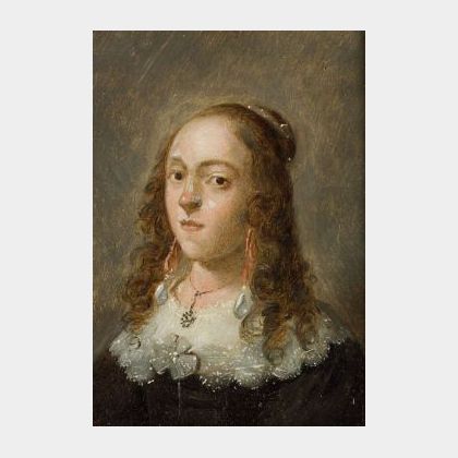 Manner of David Teniers, the Younger (Dutch, 1610-1690) Portrait of a Lady