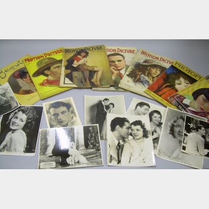 Seven Early 20th Century Movie and Celebrity Magazines