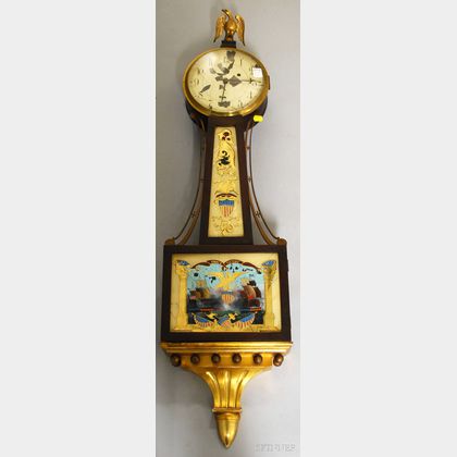 Waltham Mahogany Banjo Clock