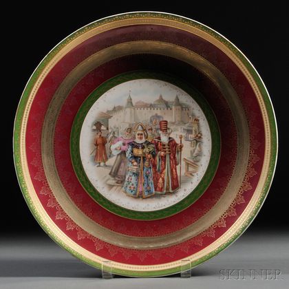 Russian Porcelain Charger