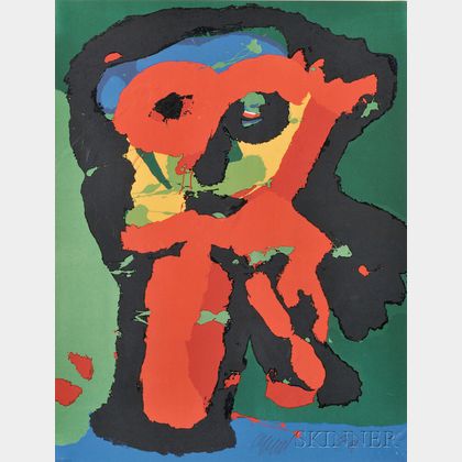 Karel Appel (Dutch, 1921-2006) Abstract Owl