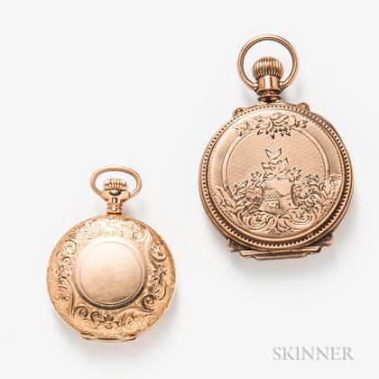 Two Gold-filled Pocket Watches