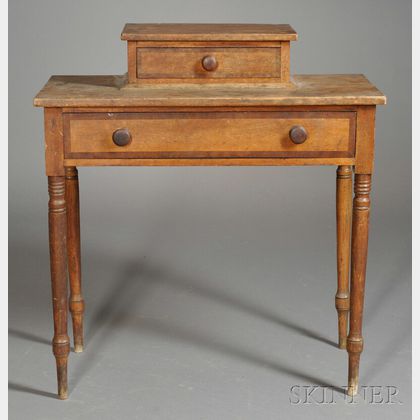 Inlaid Cherry Dressing Table