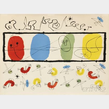 Joan Miró (Spanish, 1893-1983) Les oiseaux