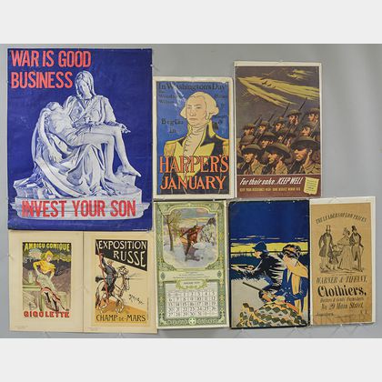 Group of Advertisements and Posters