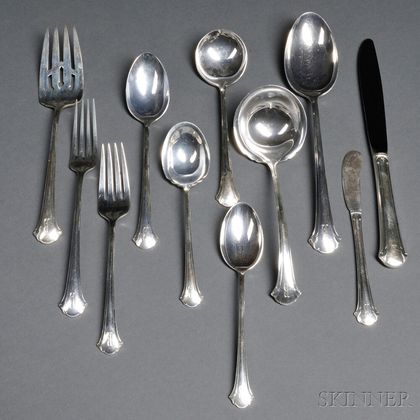 Towle Chippendale Pattern Sterling Silver Flatware Service