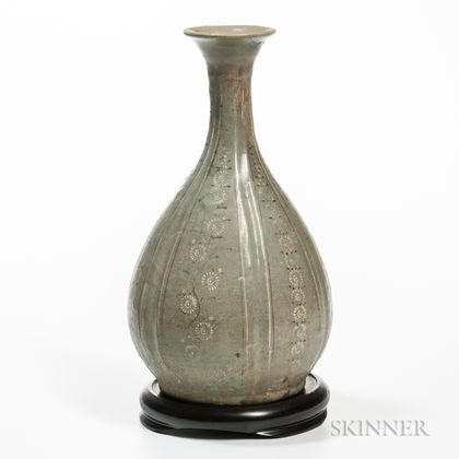 Sanggam Celadon Stoneware Bottle 