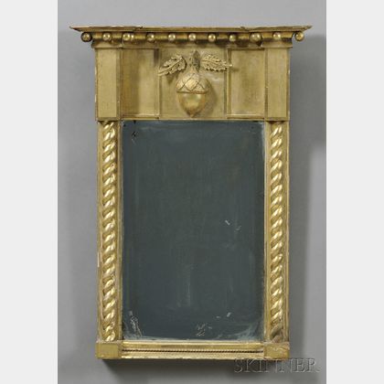 Federal Carved and Gilt-gesso Mirror