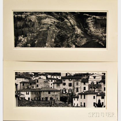 Michael A. Smith (American, b. 1942) Two Photographs: Near Aspen, Colorado and Loro Ciuffenna, Tuscany